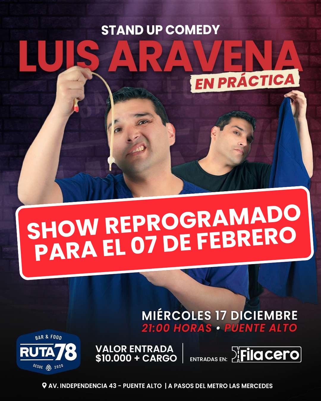 Luis Aravena en Práctica