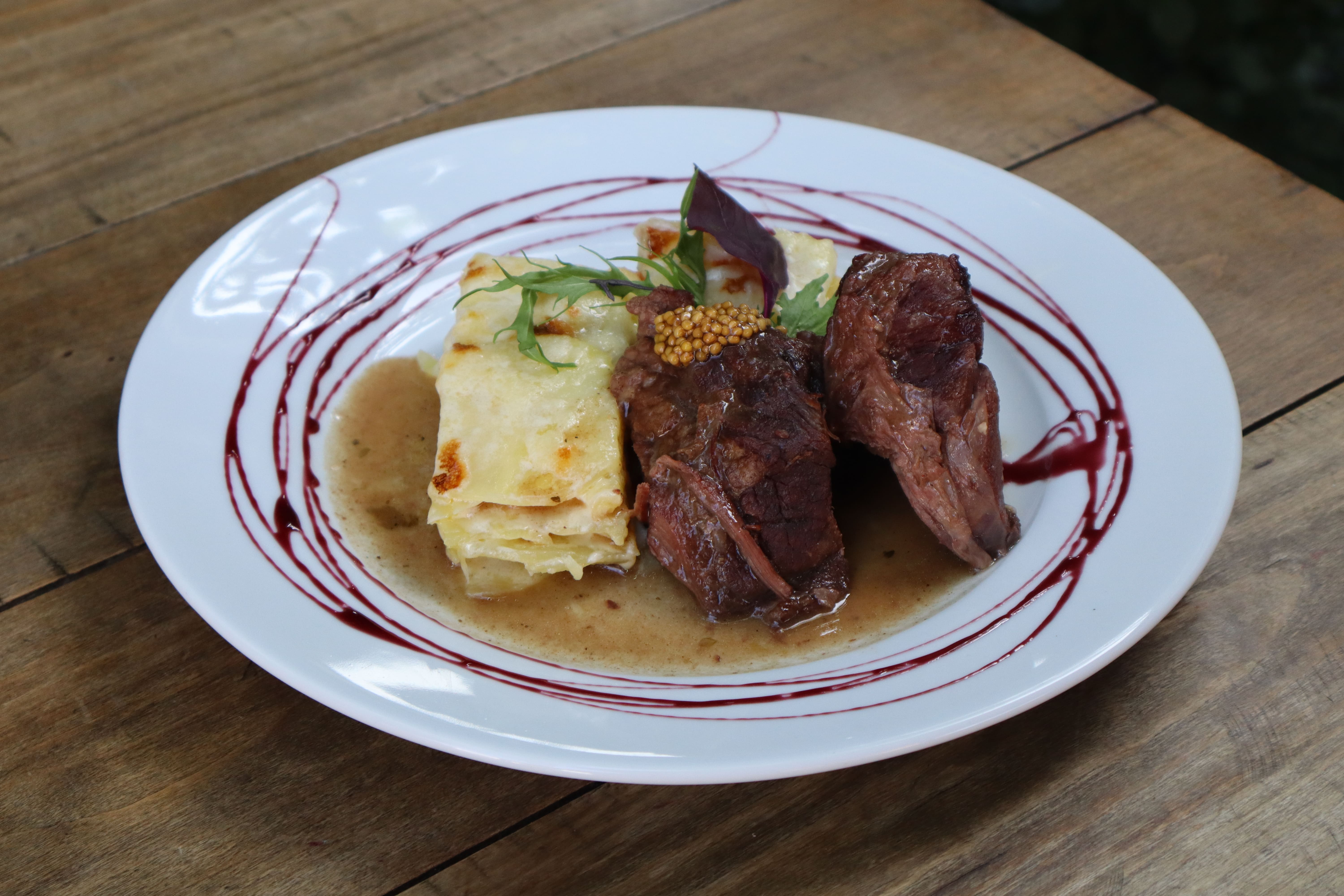 Gratín de Papas con Mechada